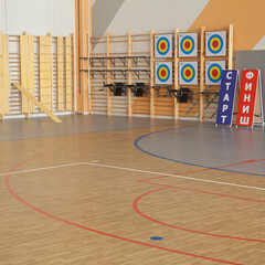 Линолеум спортивный 2х20,5 м Tarkett Omnisports Action 65 Cold Beach - фото 2