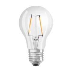 Изображение товара Лампа светодиодная филаментная Osram E27 4000К 5 Вт 600 Лм 220-240 В груша A60 прозрачная