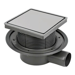 Трап душевой горизонтальный Bettoserb Superior 2In1 с комбинированным затвором 150х150 мм d50 мм (13702556B) - фото 1