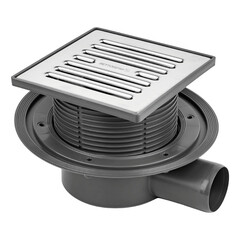 Изображение товара Трап душевой горизонтальный Bettoserb Superior Quadro с комбинированным затвором 150х150 мм d50 мм решетка из нержавеющей стали (14702509)