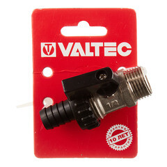 Кран шаровой дренажный Valtec 1/2 НР (ш) х 14,8 мм (VT.430.N.04) - фото 3