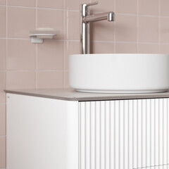 Тумба под раковину со столешницей Iddis Aiger 120 см подвесная белая (AIG12W0i95K) - фото 6