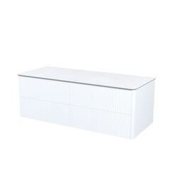 Тумба под раковину со столешницей Iddis Aiger 120 см подвесная белая без отверстий (AIG12W1i95K) - фото 1