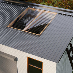 Поликарбонат монолитный профилированный Кинпласт 1,3 мм 1,05х2 м прозрачный - фото 3