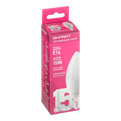 Лампа светодиодная Онлайт E14 4000К 15 Вт 960 Лм 220-240 В свеча матовая - фото 3