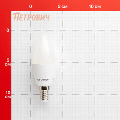 Лампа светодиодная Онлайт E14 2700К 12 Вт 900 Лм 220-240 В свеча матовая - фото 2