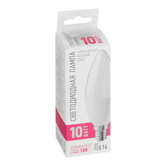 Лампа светодиодная Онлайт E14 4000К 10 Вт 750 Лм 220-240 В свеча матовая - фото 3