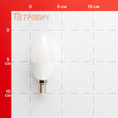 Лампа светодиодная Онлайт E14 4000К 10 Вт 750 Лм 220-240 В свеча матовая - фото 2