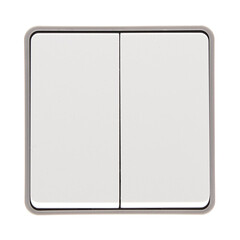 Выключатель Werkel Gallant двухклавишный накладной белый (a051576) - фото 1