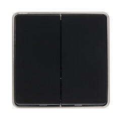 Изображение товара Выключатель Werkel Gallant двухклавишный накладной черный/хром (a050972)