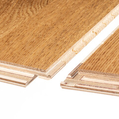 Паркетная доска Tarkett Salsa дуб суприм браш матовый 2,658 кв.м 14 мм трехполосная брашированная - фото 4