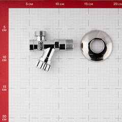 Вентиль Valtec 1/2 НР(ш) х 1/2 НР(ш) для подключения с/т приборов угловой с фильтром (VT.282.GBC.0404) - фото 3