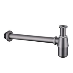 Изображение товара Сифон для раковины Abber 1 1/4х32 мм без выпуска с соединением 32 мм никель (AF0032NG)