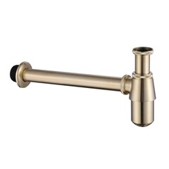 Сифон для раковины Abber 1 1/4х32 мм без выпуска с соединением 32 мм золото матовое (AF0032G) - фото 1