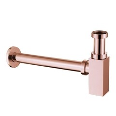Изображение товара Сифон для раковины Abber 1 1/4х32 мм без выпуска с соединением 32 мм розовое золото (AF0031RG)