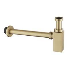 Изображение товара Сифон для раковины Abber 1 1/4х32 мм без выпуска с соединением 32 мм золото матовое (AF0031G)