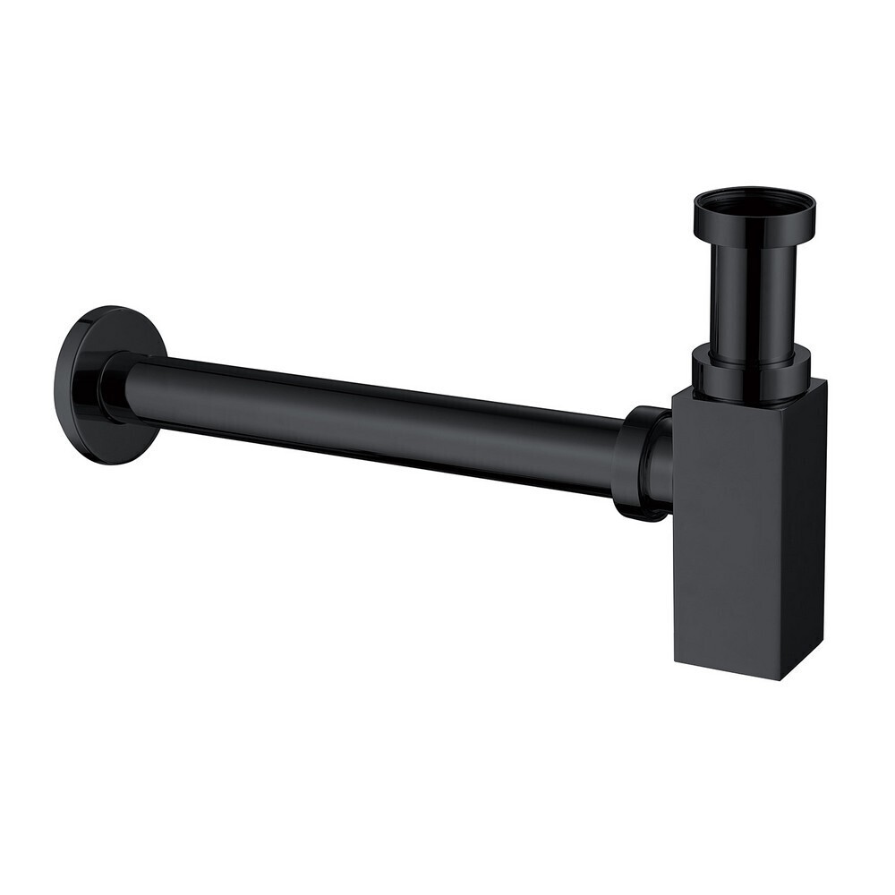 Изображение товара Сифон для раковины Abber 1 1/4х32 мм черный матовый без выпуска