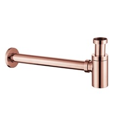 Сифон для раковины Abber 1 1/4х32 мм без выпуска с соединением 32 мм розовое золото (AF0030RG) - фото 1