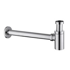 Сифон для раковины Abber 1 1/4х32 мм без выпуска с соединением 32 мм хром (AF0030) - фото 1