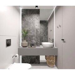 Плитка облицовочная Lavelly Oniks темно-серая 600x300x9 мм (10 шт.=1,8 кв.м) - фото 6