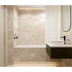 Плитка облицовочная Lavelly Oniks бежевая 600x300x9 мм (10 шт.=1,8 кв.м) - фото 6