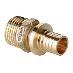 Изображение товара Соединитель прямой Valtec 25 мм х 3/4 НР(ш) латунь (VTm.401.BG.002505)