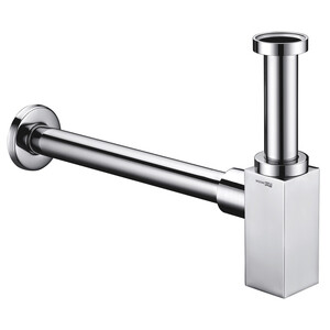 Сифон для раковины WasserKraft 1 1/4х32 мм без выпуска с соединением 32 мм хром (A072)