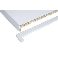 Заглушка торцевая Садко для ПВХ подоконников белая