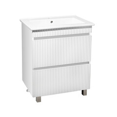 Изображение товара Тумба под раковину Модена 65 80 см напольная белая (00-00001452)