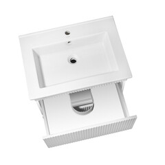 Тумба под раковину Модена 75 80 см напольная белая (00-00001453) - фото 4