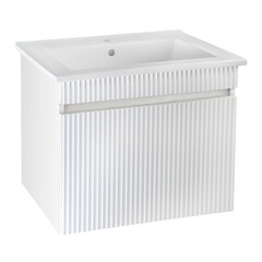 Изображение товара Тумба под раковину Runo Модена 65 60 см подвесная белая (00-00002199)