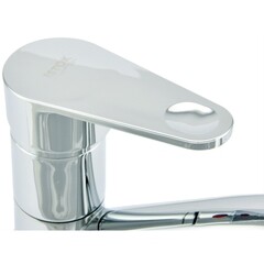 Смеситель для раковины Istok Luxe однорычажный с поворотным изливом хром (16858879) - фото 7