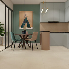 Керамогранит Buono Ceramica Emma белый 600х600х8,5 мм (4 шт.=1,44 кв.м) - фото 7