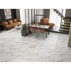 Керамогранит NT Ceramic Marmo белый 600x600x9 мм (4 шт.=1,44 кв.м) - фото 10