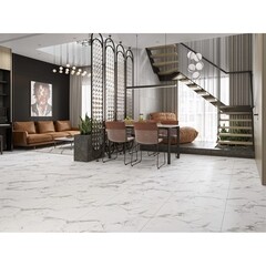 Керамогранит NT Ceramic Marmo белый 600x600x9 мм (4 шт.=1,44 кв.м) - фото 2