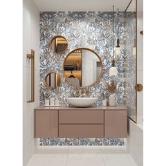 Керамогранит декор Buono Ceramic Emma белый 1200х600х8,5 мм (2 шт.=1,44 кв.м) - фото 2