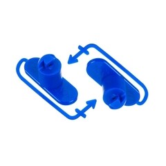 Насадка пластиковая к пистолету для напыляемого утеплителя Polynor (2 шт.) - фото 1