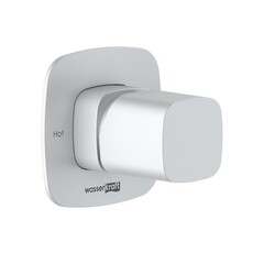 Смеситель для душа встраиваемый WasserKraft Saale однорычажный с переключателем без лейки белый (9551)