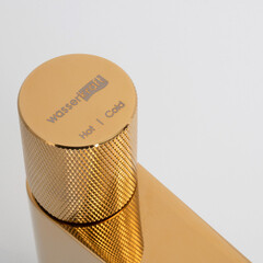 Смеситель для раковины WasserKraft Ems однорычажный золото (7603) - фото 6