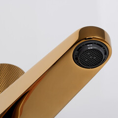 Смеситель для раковины WasserKraft Ems однорычажный золото (7603) - фото 5