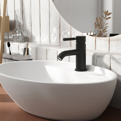 Смеситель для раковины WasserKraft Gollach однорычажный черный (3305) - фото 3