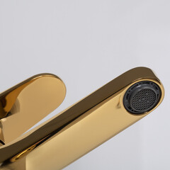 Смеситель для раковины WasserKraft Neckar 60 BL однорычажный золото (2103) - фото 7