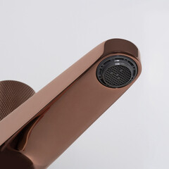 Смеситель для раковины WasserKraft Paar однорычажный розовое золото (8803) - фото 6