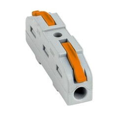 Изображение товара Клемма на 2 провода EKF PROxima СМК 222-421 0,08-4 кв.мм с рычажками без пасты (25 шт.) (plc-smk-421)