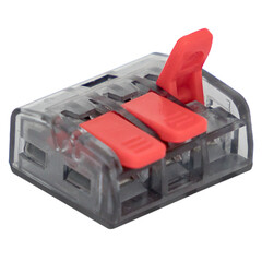 Клемма на 3 провода EKF PROxima СМК 221-413 0,2-4 кв.мм с рычажками без пасты (100 шт.) (plc-smk-221-413) - фото 2