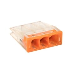 Клемма на 3 провода EKF PROxima СМК 2273-243 0,5-2,5 кв.мм самозажимная с пастой (5 шт.) (plc-smk-2273-243b) - фото 1