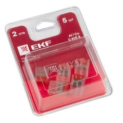 Клемма на 2 провода EKF PROxima СМК 2273-242 0,5-2,5 кв.мм самозажимная с пастой (5 шт.) (plc-smk-2273-242b) - фото 2