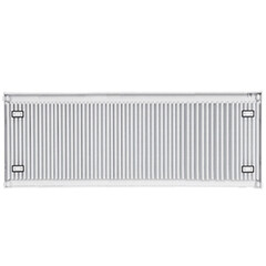 Радиатор стальной панельный тип 11 КМ 400х2000 мм1/2 нижнее правое подключение белый - фото 5