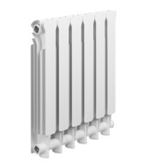 Радиатор алюминиевый Global Iseo 500 мм 6 секций 1" боковое подключение белый - фото 5