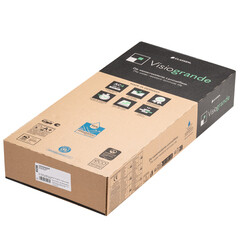 Ламинат 32 класс Classen Visiogrande бетон бежевый 2,368 кв.м 8 мм с фаской влагостойкий широкий - фото 2